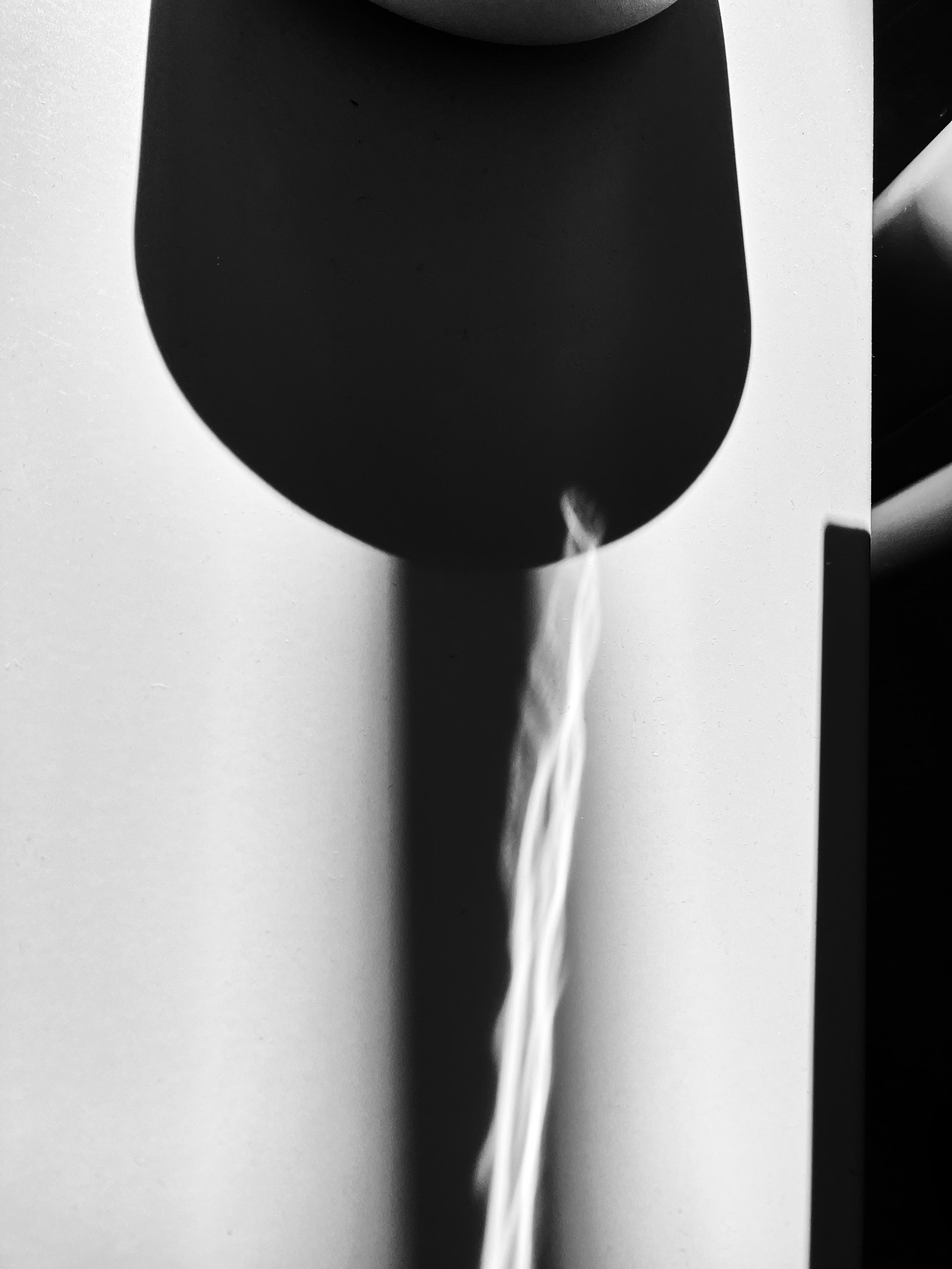 Large image of Untitled 01 (2024) black and white abstract photography print by Timothy Gent