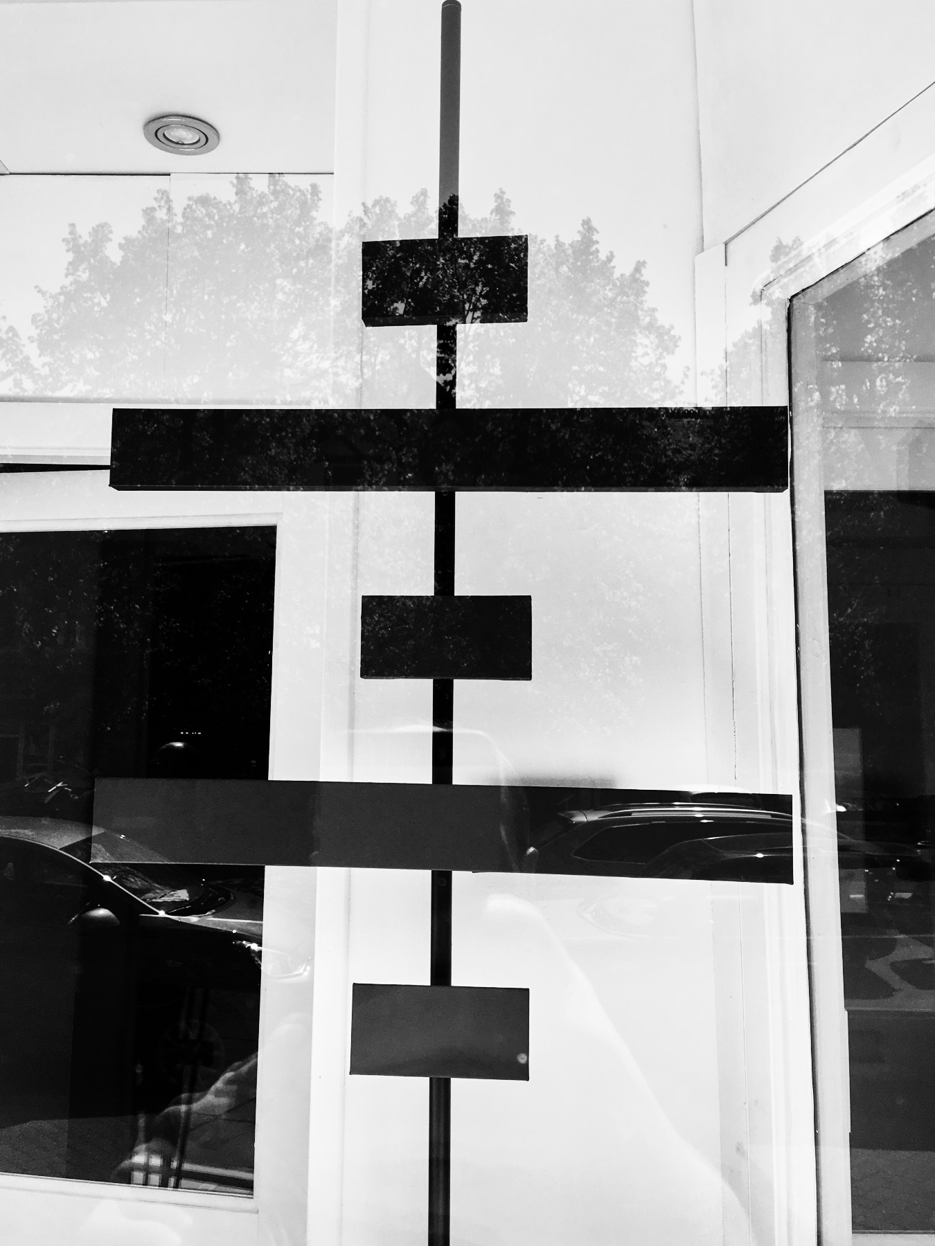 Untitled 09 (2022) B&W abstract print by Timothy Gent